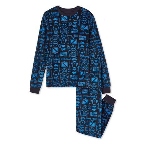 George Boys' Velour Pajama 2-Piece Set, Sizes XS-XL