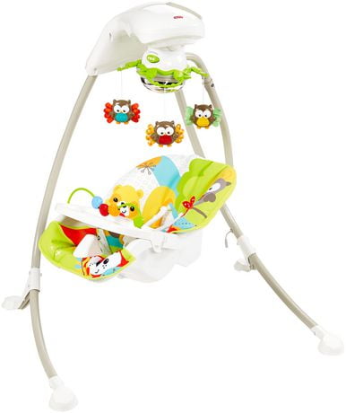 fisher price woodland swing