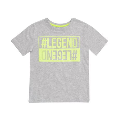 T-shirt Basique George Pour Garçon – 3-4 Ans, Noir, Coton, Manches Courtes, Col Rond