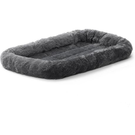 Midwest Home For Pets Gray Dog/Cat Bed w/Comfortable Bolster