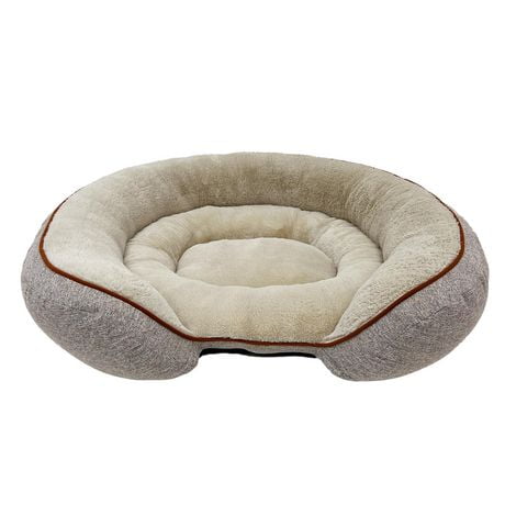 Vibrant Life 38in Large Orthopedic Oval Lounger Dog Bed