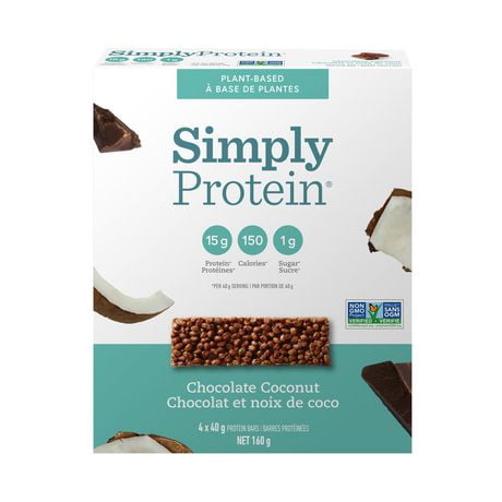 Barres Simply Protein à saveur chocolat et noix de coco