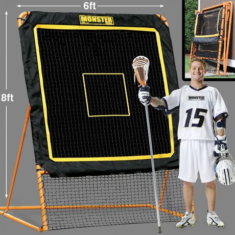 EZgoal 8'X6' Professional Folding Lacrosse Rebounder | LAX Throwback