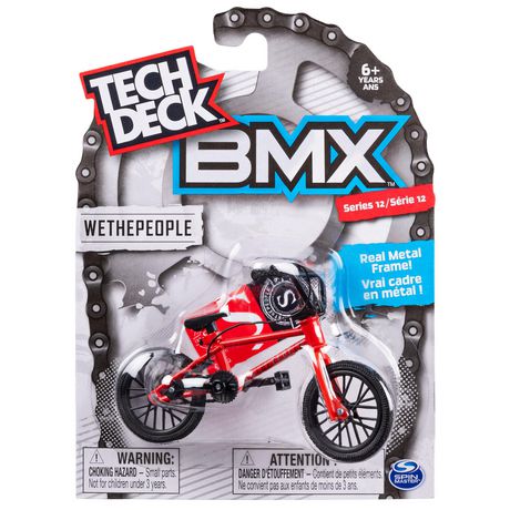 Tech Deck BMX Série 13 Wethepeople rouge cadre en métal noir pneus! 