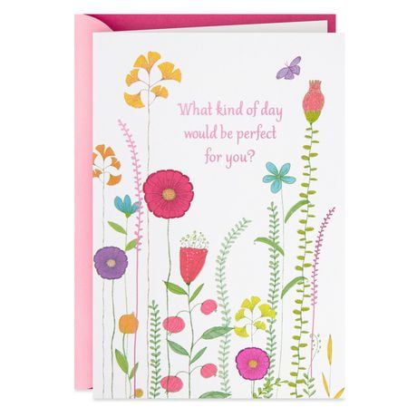 Hallmark Birthday Card, Perfect Day For You - Walmart.ca