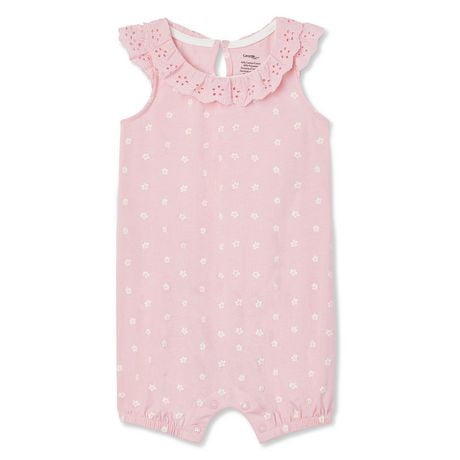 George Baby Girls' Eyelet Romper | Walmart Canada