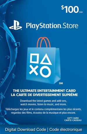 Playstationnetwork - $100 PlayStation Store Gift Card ...