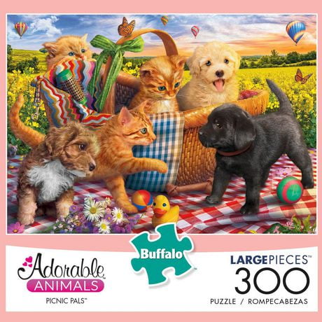 Charles Wysocki 300 Piece Puzzles Buffalo Games - Adorable Animals