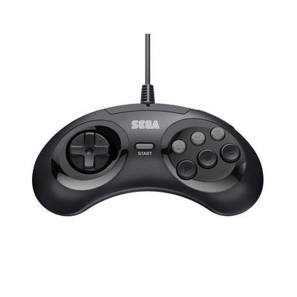 Sega Genesis Mini 6 Button USB Controller - Black