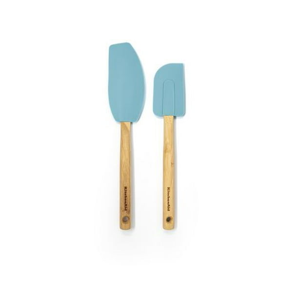KitchenAid Lot de 2 pinceaux à badigeonner et spatule à eau minérale Ensemble à badigeonner/spatule