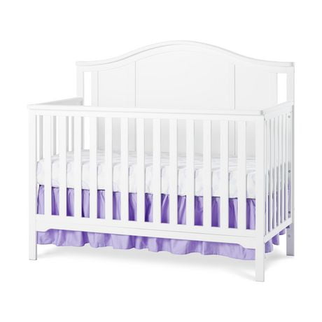 Child Craft Forever Eclectic Cottage Arch Top Convertible Crib, Matte White