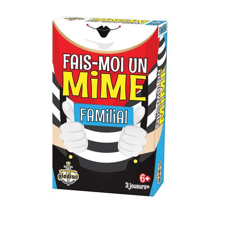 Editions Gladius International Mime Me Something - Family Edition (French Only) White