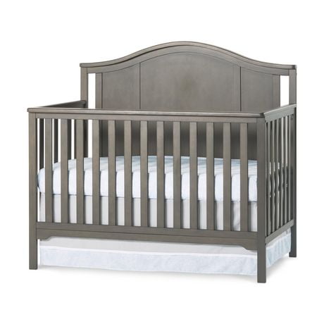 Child Craft Forever Eclectic Arch Top Convertible Crib, Dapper Gray 