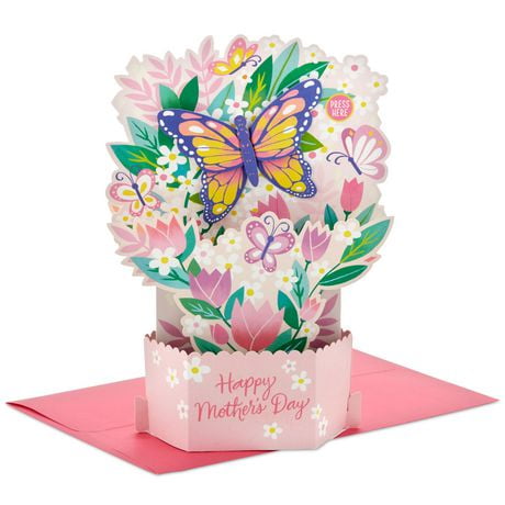 Hallmark Pop Up Mothers Day Card World's Best Mom Trophy