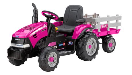 tracteur rose jouet