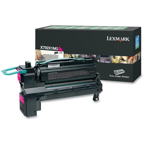 Lexmark X792 Magenta Return Program Print Cartridge, Extra High Yield