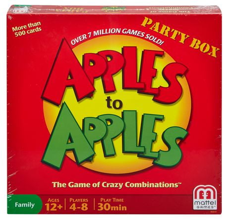 Apples To Apples Party Box Game English Version Walmart Canada