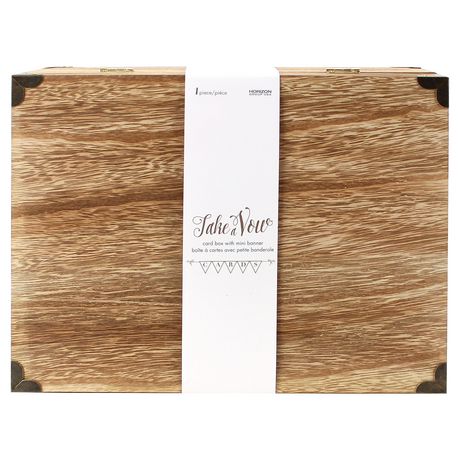 Take A Vow Wedding Gift Cards Box with Mini Banner