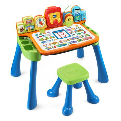VTech Get Ready for School Learning Desk - Walmart Exclusive - English Version, Ages 2-5 Years