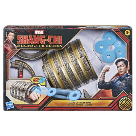 Hasbro Marvel Shang-Chi And The Legend Of The Ten Rings Blaster Hero Role Play Action Toy, Includes 5 Rings, For Kids Ages 5 and Up