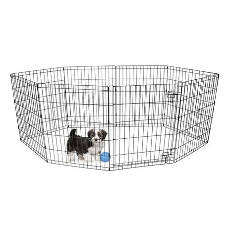 Vibrant Life Dog Pen, Indoor & Outdoor Pet Exercise Play Pen, Multiple Sizes