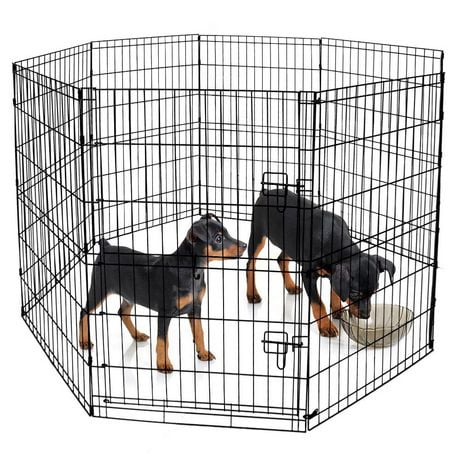 Vibrant Life Dog Exercise Pen, Multiple Sizes, Indoor & Outdoor Pet Exercise Play Pen