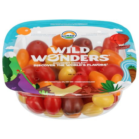 Wild Wonders Profitez de ces sunset Wild Wonders Gourmet Medley Tomatoes!
