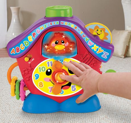 fisher price peek a boo clock