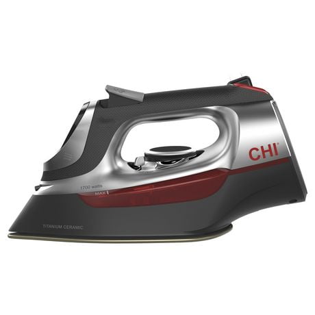 CHI Electronic Clothing Iron with Retractable Cord 13102C, 1700 WATTS