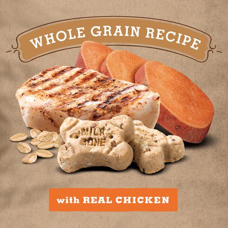 Milk-Bone Farmer's Medley Whole Grain Recipe Real Chicken Dog Treats