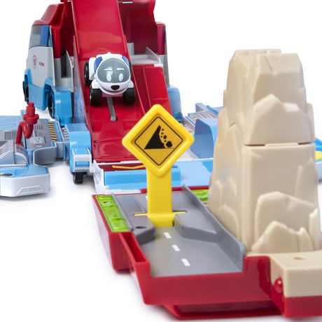 paw patrol die cast paw patroller track