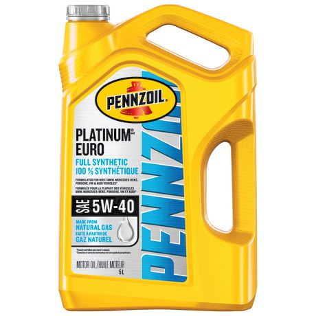 Pennzoil Platinum 5W40 Euro 5L, Pzl Syn Euro 5W40