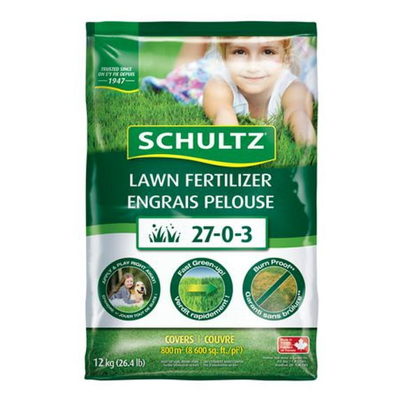 Engrais pour pelouse 27-0-3 de Schultz® Engrais Pelouse 27-0-3