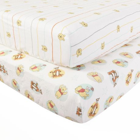 2 pack fitted crib sheets