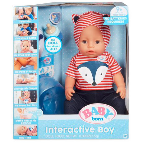 baby born interactive baby doll