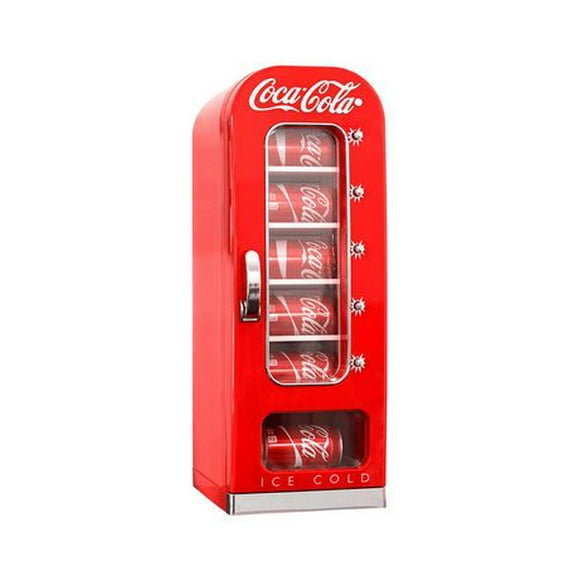 Coca-Cola® Retro Vending Machine Style Mini Fridge, AC/DC