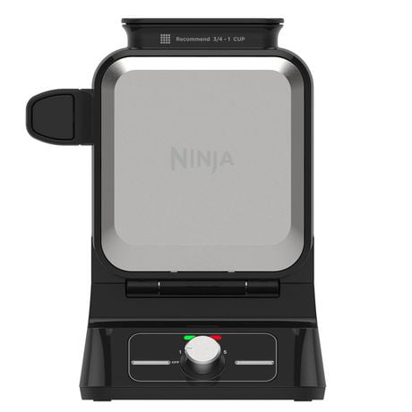Ninja BW1000C NeverStick Belgian Waffle Maker, 5 Shade Settings