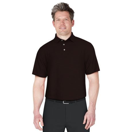 Ben Hogan Men's Horizontal Jacquard Golf Polo Shirt, Ben Hogan Men's Golf Polo