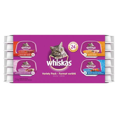 Whiskas Variety Pack Wet Cat Food 24 Pack