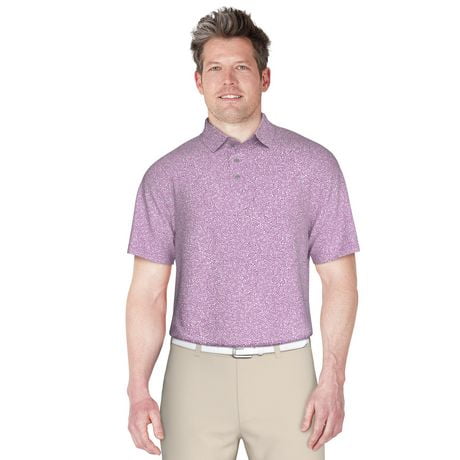 Ben Hogan Men's Micro Floral Print Golf Polo Shirt, Ben Hogan Men's Golf Polo