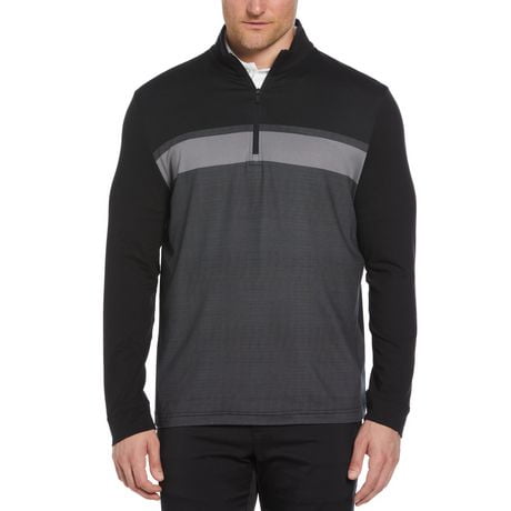 Ben Hogan Men’s Chest Stripe Ombre Printed Quarter Zip Golf Jacket, Ben Hogan Ombre Jacket