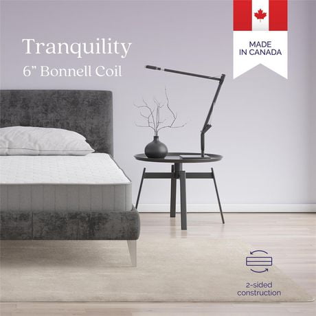 Signature Sleep Tranquility 6” Bonnell Coil Mattress, Twin
