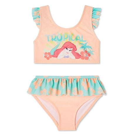 The Little Mermaid Toddler Girls' Swim 2-Piece Set, Sizes 2T-5T