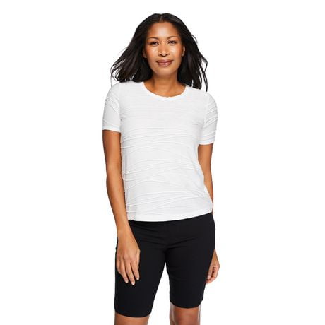 Iyla Women's Short Sleeve Ripple Tee