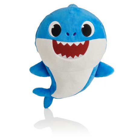 Peluche A Chanson Officiel Baby Shark Pour Pinkfong Daddy Shark Par Wowwee Walmart Canada