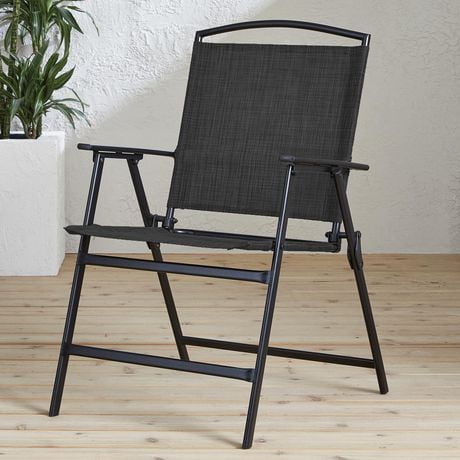 Mainstays Carlington Folding Sling Chair, Quick-dry sling fabric