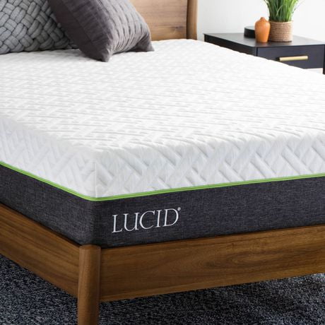 lucid 11 inch energy premium support and innerspring hybrid mattress