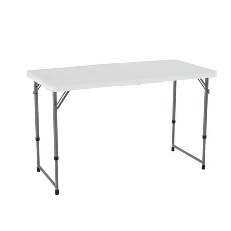 Lifetime Products Inc Lifetime 4-Foot Light Commercial Fold-In-Half Adjustable Table