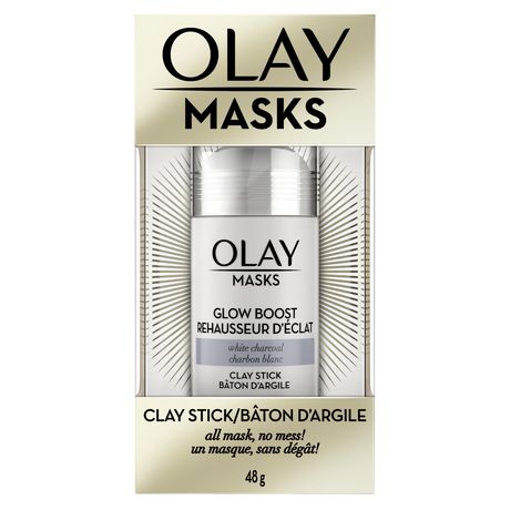 Download Olay Glow Boost White Charcoal Clay Face Mask Stick Walmart Canada PSD Mockup Templates