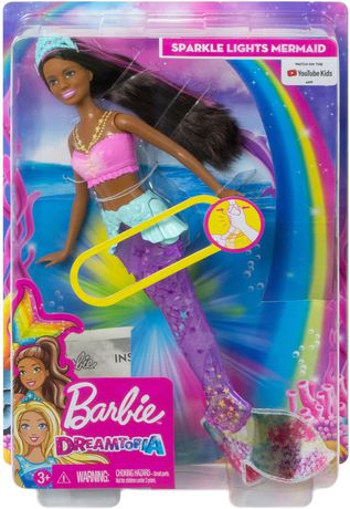 barbie mermaid sparkle lights